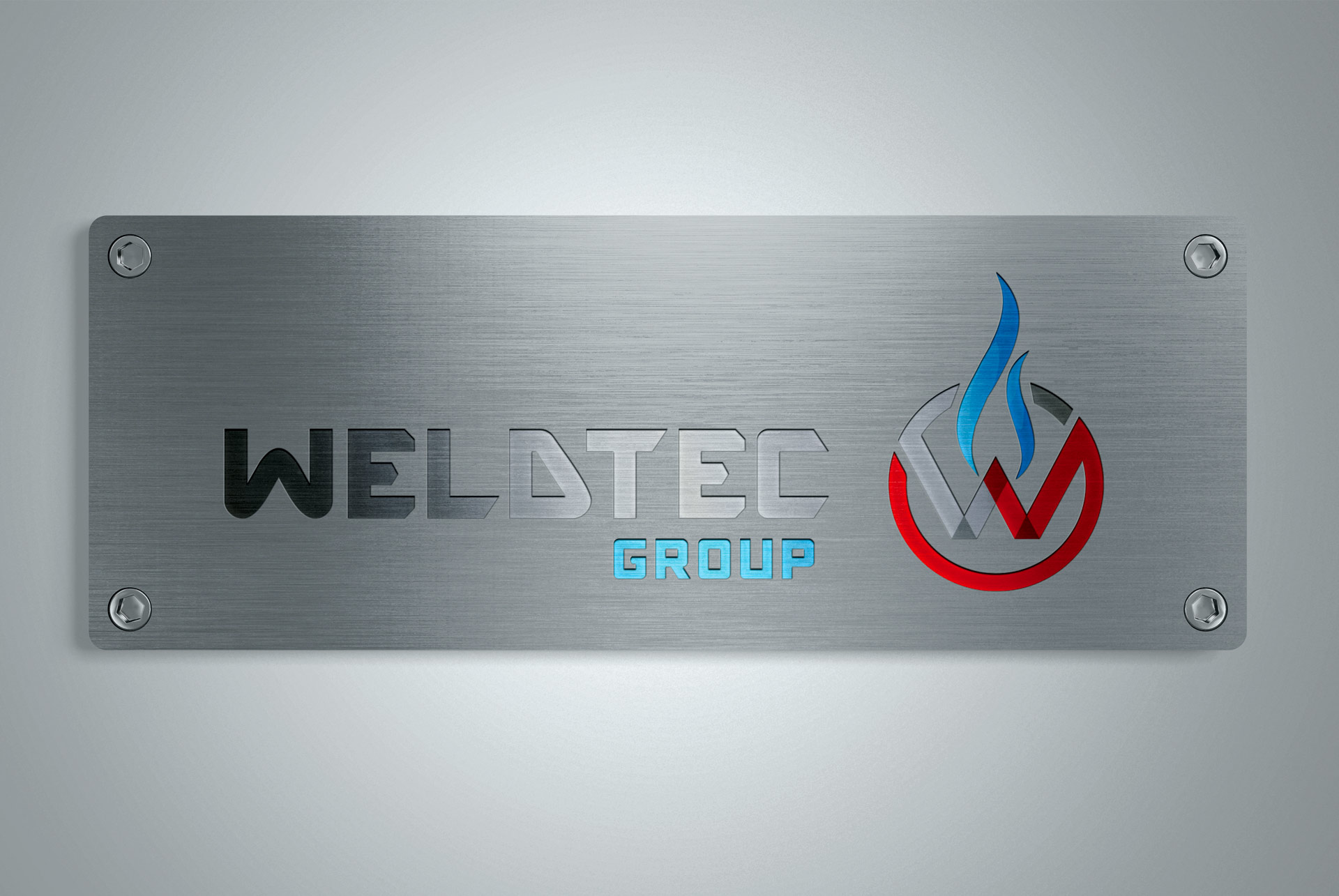 Logo WELDTEC GROUP par l'agence de communication LION